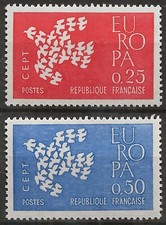 N° 1309/10**  PAIRE EUROPA 1961