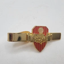HF HOWE Freightways Vintage Tie Clip Bar Hook Fast Red Shield Trucking