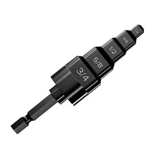 Air Conditioner Copper Pipe Tube Expander Swaging Tool Kit Drill Bit Flaring