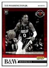 TyTy WASHINGTON RC 2022-23 Panini Instant Black White /998 #29 Rockets  ID:61257