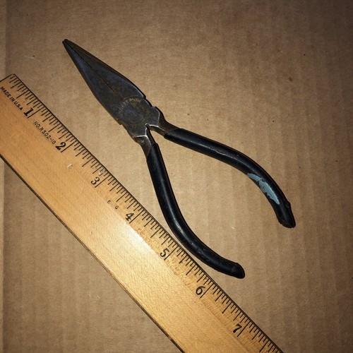 Vintage Craftsman Vanadium USA 6" Needle Nose Pliers Side Cutters