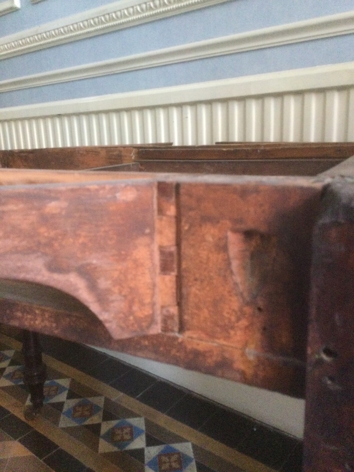 Antiques for restoration mahogany table and chair eBay