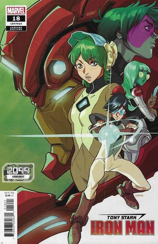 Iron-Man Comic 18 Tony Stark Cover B 2099 Variant Karl Kerschl 2099 Cristos Gage