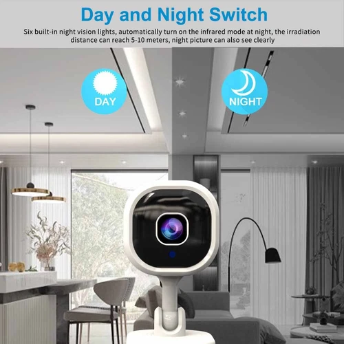 1080P HD Mini Security IP Camera CCTV Wireless WiFi Home Indoor Night Vision Cam - Picture 11 of 13