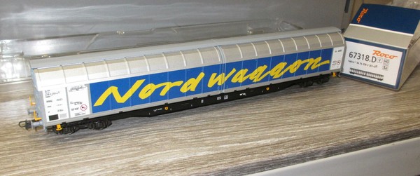 Roco H0 67318.D Aae Sj Schiebewandwagen, Gattung Habins, Epoche V, _ Neu-image