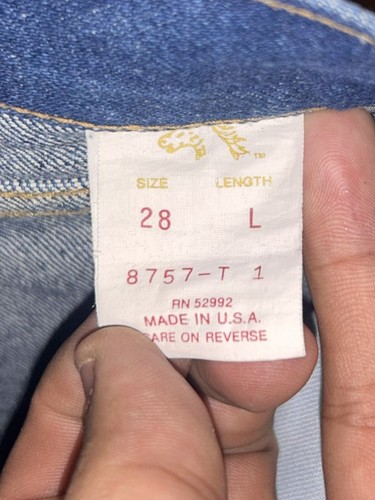 Vintage 1990’s Jordache Two Tone Jeans, Deadstock NWT, Size 28x31 - Picture 2 of 3