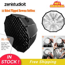 US SL-120 120cm Flipped Bowens Flash Softbox With Grid For AD400pro AD600BM SL60