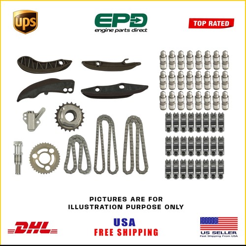 N57 TIMING CHAIN KIT BMW N57D30 3.0L ROCKER ARMS x24 & LIFTER x24