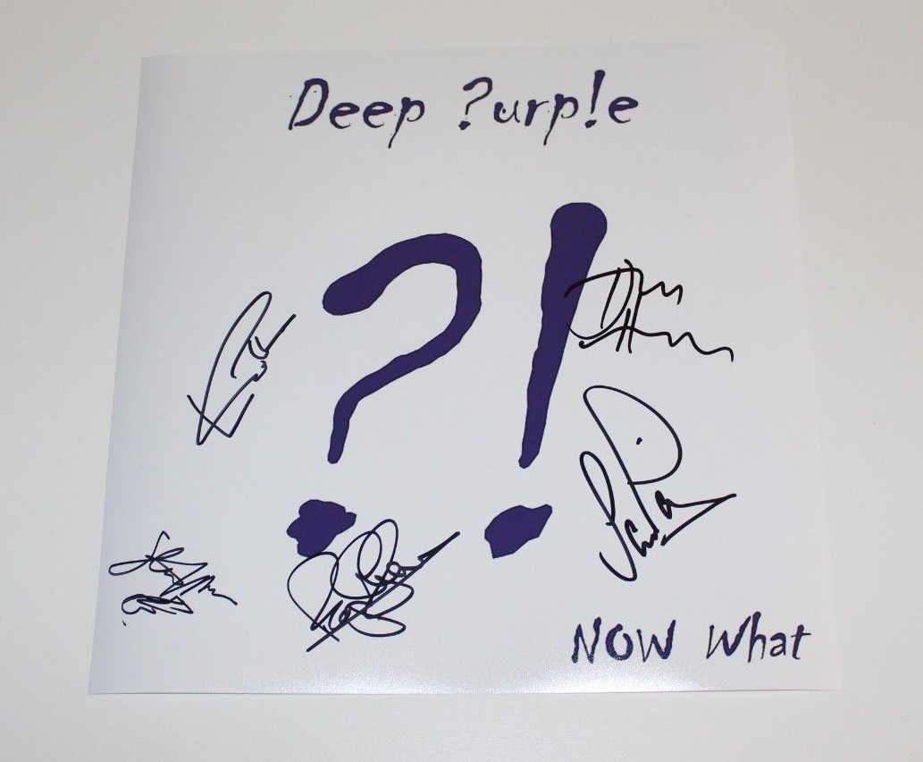 直筆サイン入り)ディープ・パープル Live in Japan レコード PURPLE
