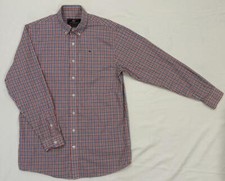 Vineyard Vines Red Blue White Button Down Whale Shirt Boys Size XL 20