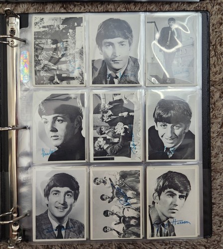 Beatles ALL SIX COMPLETE SETS OF 1964 TOPPS BUBBLE GUM CARDS IN NICE BINDERS! - Picture 9 of 14