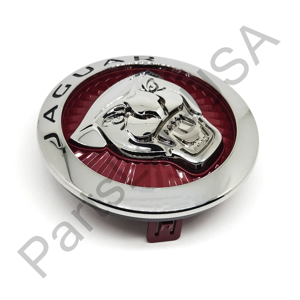 Genuine Jaguar Grille Emblem Badge Rad Ornament J9C5647 - Image 4 of 4