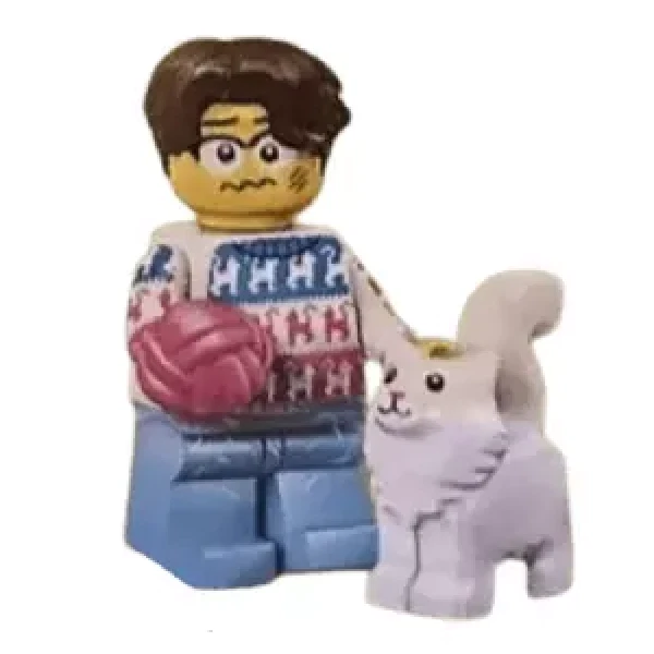 LEGO 71048 Serie 27 Minifiguras Coleccionables - Crazy Cat Lover (SELLADO)