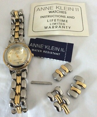 Gold-face Anne Klein II Wrist Watch for Women Gold Face Gold