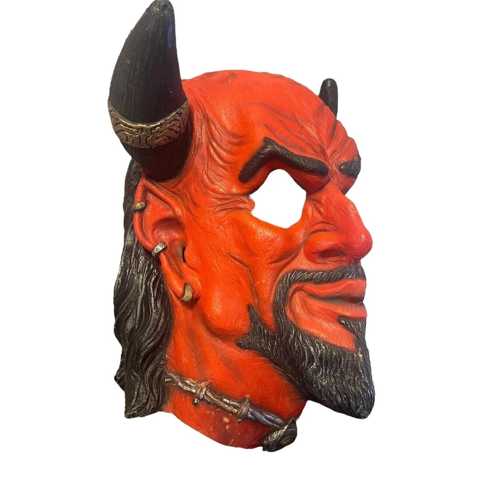 Unholy Overlord Face Mask Illusions Devil Fancy Dress Up Halloween Costume - Image 2 of 4