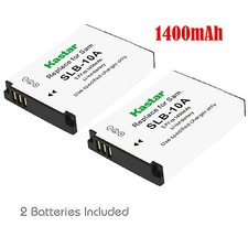 2x Kastar Battery for Samsung SLB-10A IT100 L100 L110 L200 L210 L310w M100 M110