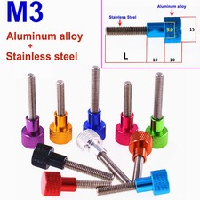 KNURLED THUMB SCREW HAND TIGHTEN SCREW HAND GRIP KNOB BOLT FOR CAMERA TRIPOD 3MM