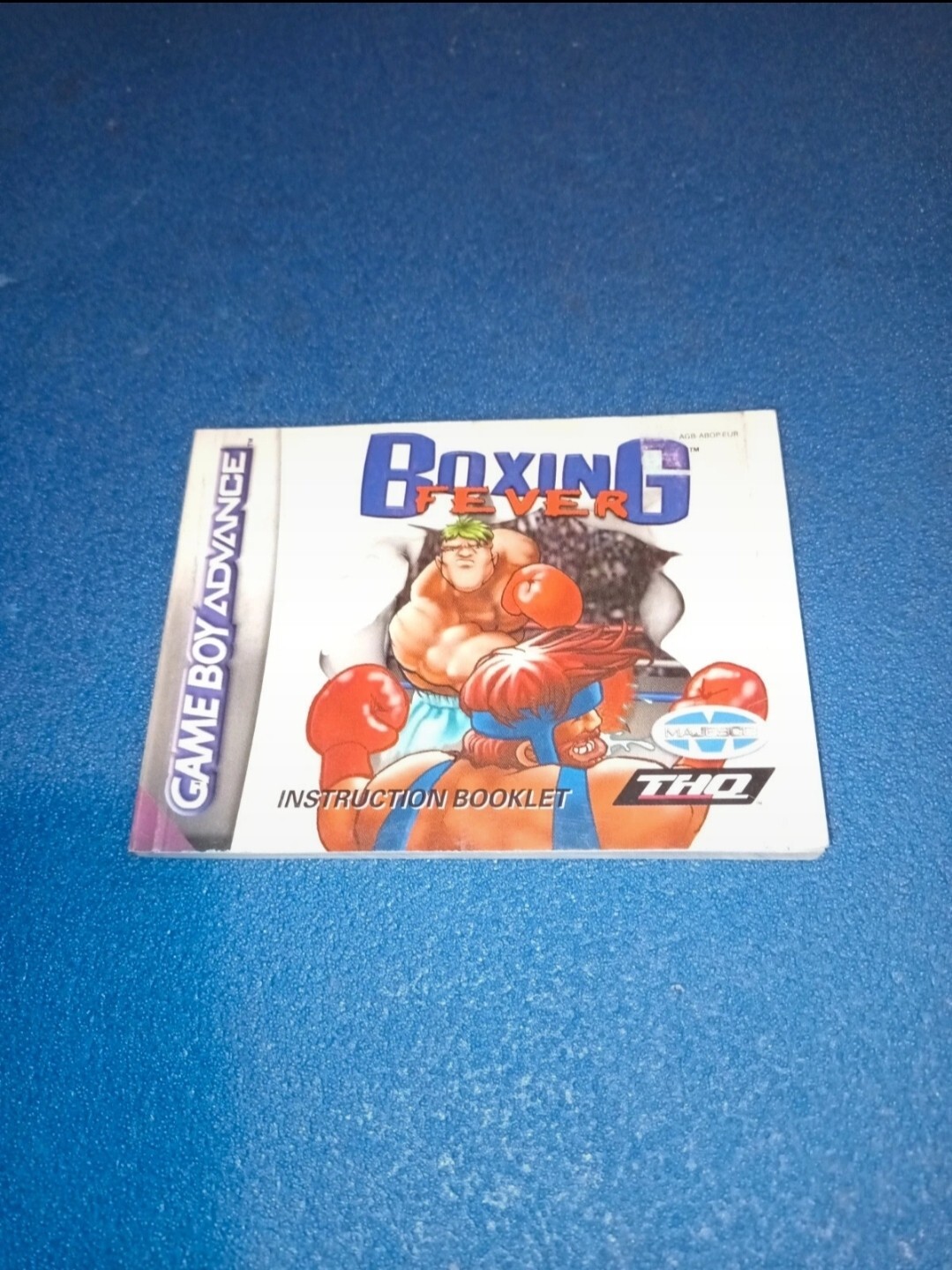 Boxing fever Notice manuel d'utilisation Nintendo game boy advance gba