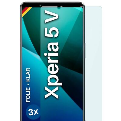 3x Schutzfolie für Sony Xperia 5 V Displayschutz Handyfolie flexibel kein Glas