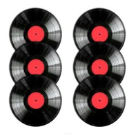 6 StüCk Tischset Platzmatte Untersetzer Platzdeckchentischmatte Rund 33Cm Vinyl