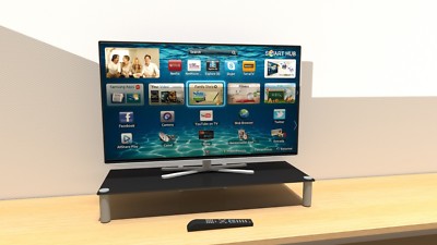 56 -100 cm TV-Aufsatz nach Maß  TVA -125 , LCD-LED Monitorerhöhung,Schwarz-Glas