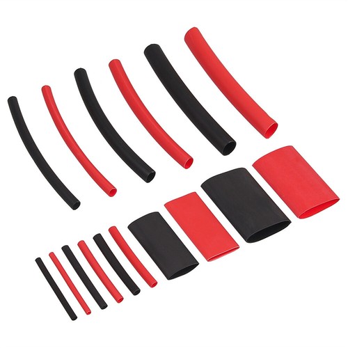 564PCS 3:1 Dual Wall Adhesive Glue Lined, Black & Red Heat Shrink Tubing Kit - Picture 4 of 7