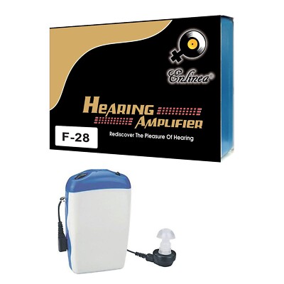 Enlinea F-28 Pocket Sound Amplifier Suitable for Elders Moderate Hearing Loss
