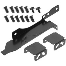 Pci Slot Bracket Dual Fan Mount for Computer Durable Iron Black