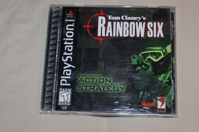 Tom Clancy's Rainbow Six (Sony PlayStation 1, 1999) PS1 COMPLETE REG CARD