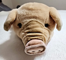 Vtg 30  Jumbo Aurora A A Plush realistic Pig Hog Piglet Farm Clean Soft Stuffed