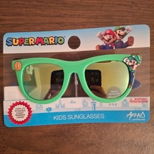 Super Mario Kids Sunglasses Luigi - Arkaid - 100 UV Resistant - BRAND NEW
