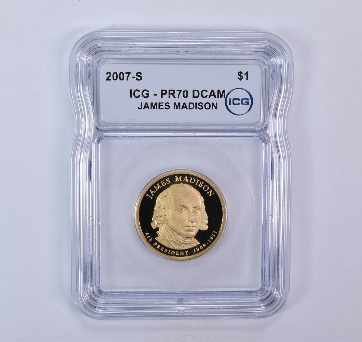 2007年　アメリカ　25セント5枚セット　PCGS PR70　 DCAM Grade PR 70 ICG 2007 Presidential Dollar Coins (2007-Now) for sale