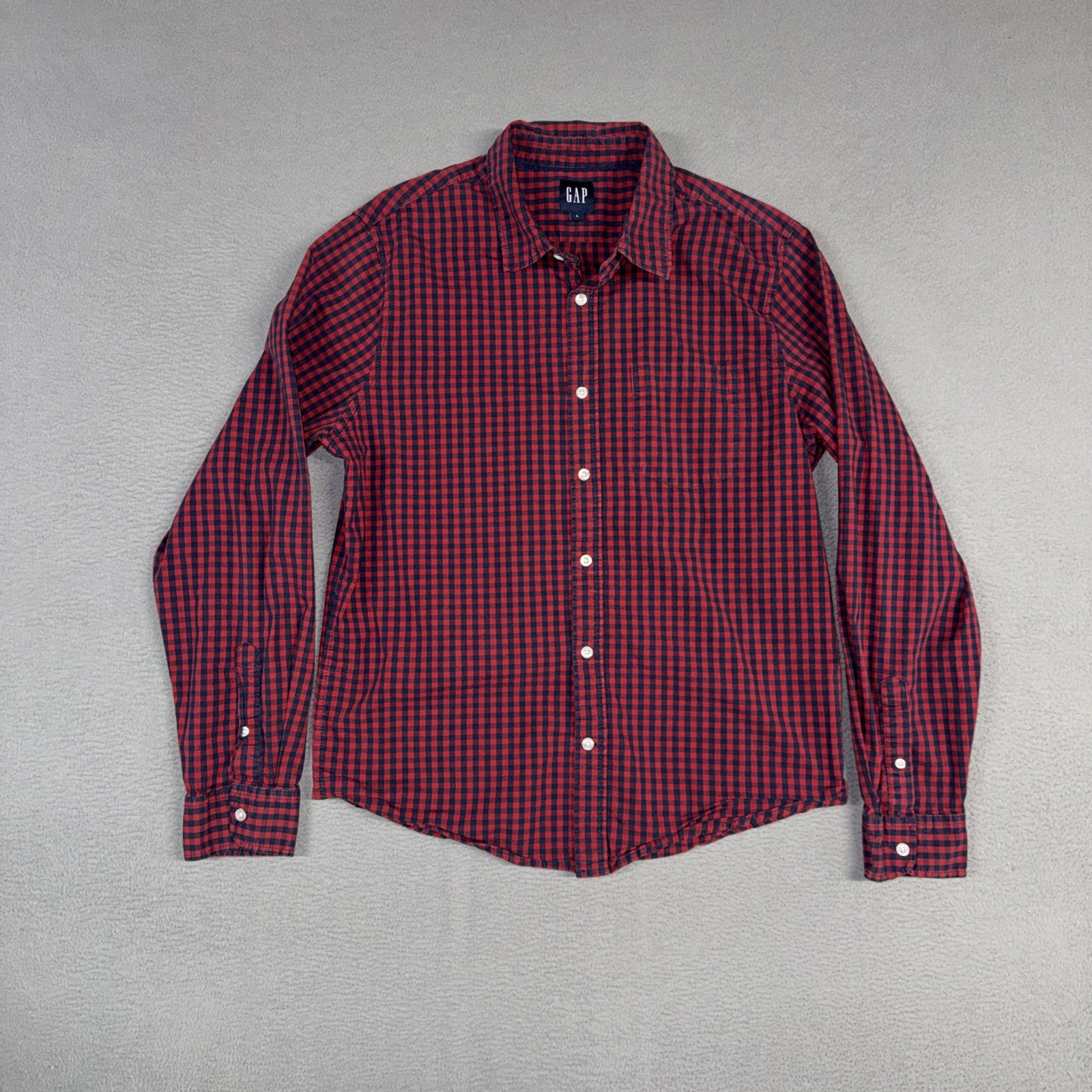 Gap Button Down Shirts Mens Large Multicolor Plai… - image 6