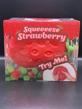 Sunny Days Squeezy Jumbo Fraise Sensory Squishy Squeeze Jouet Authentique 