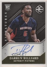 2015-16 Panini Limited Signatures Spotlight Gold 4/10 Darrun Hilliard Auto 1s7