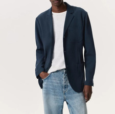 RAG & BONE Jacket Mens Size 42 Navy ACHILLES ...