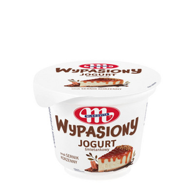 5900512904009 Mlekovita Wypasiony yogurt śmietankowy smak sernik korzenny 200g 