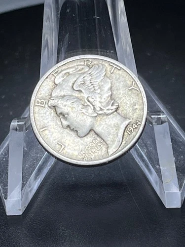 1944 D  Mercury Dime circulated 90% Silver Fine  # PS160
