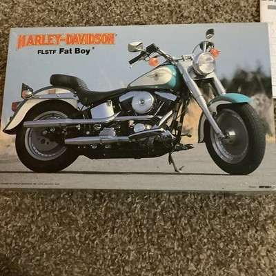 IMEX Harley Davidson FLSTF Fat Boy Motorcycle 1/12 Scale Model Kit
