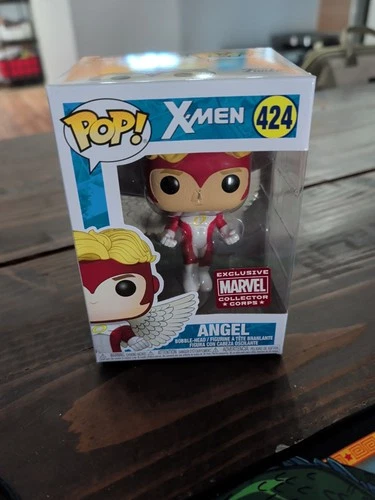 Funko Pop! Heoes: X-Men - Angel Vinyl Figure (Marvel: Collector Corps Exclusive)