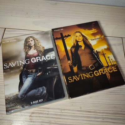 Saving Grace: Season Three - The Final Season (DVD, 2010, 5-Disc Set) + Season 1