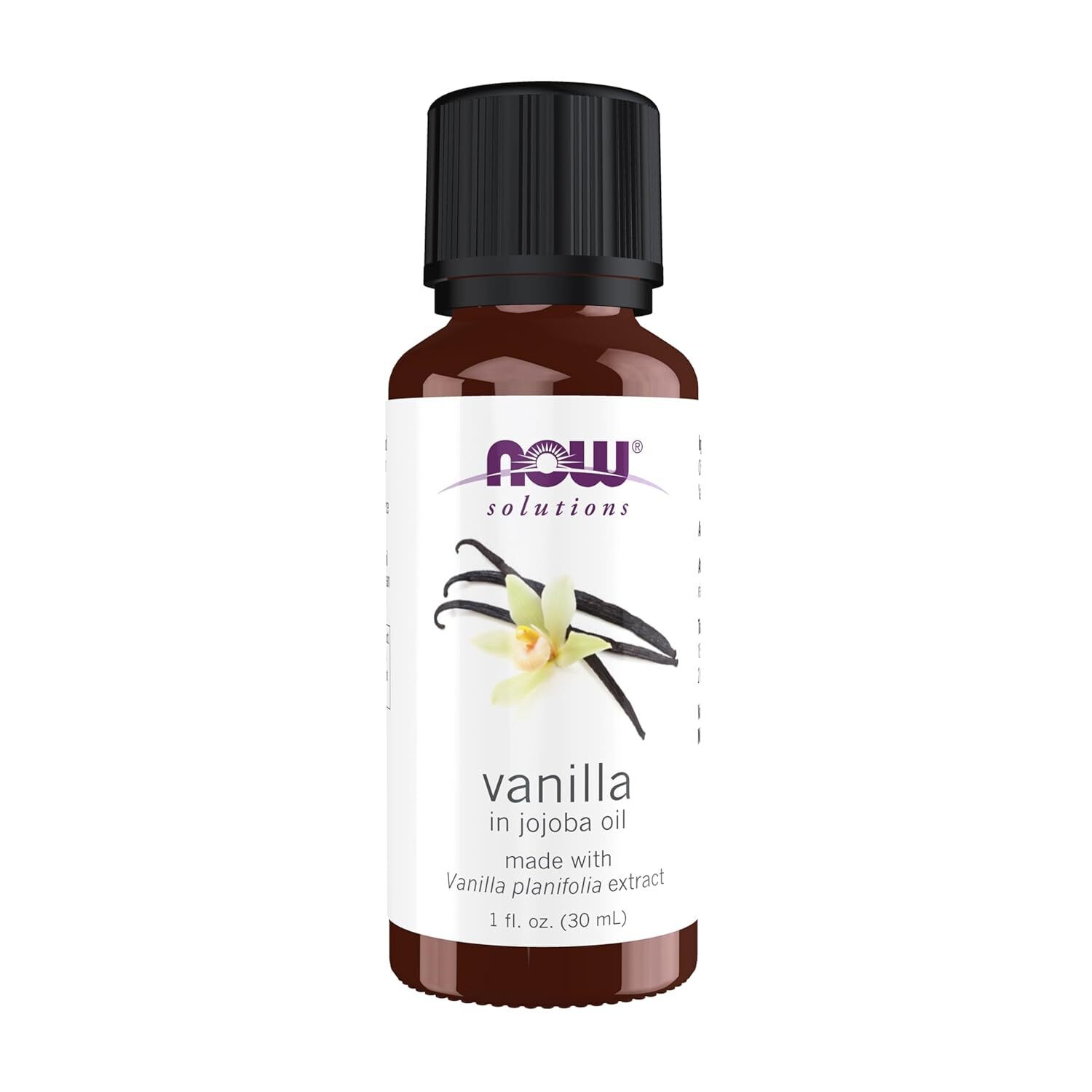 NOW Foods Essential Oils, Vanilla Oil, Vegan, Child Resistan