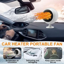180W 12V Portable Car Heater Demister Electric Heating Fan Defogger Defroster