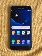 Samsung S7 Edge 32GB Storage Heavy Burn-In Black SIM Locked to Vodafone