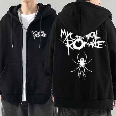My Chemical Romance Mcr Dead Zipper Hoodie Zip Up Sweatshirt