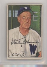 1952 Bowman Bucky Harris #158 HOF 7bt