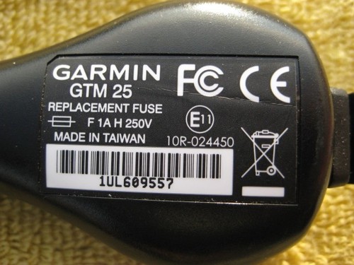 Garmin GTM 25 Nuvi GPS Car Charger Automobile Charging Cable