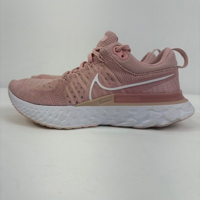 Nike React Infinity Run Flyknit 2 Pink Glaze Running Shoes CT2423-600 Women's 5