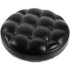 Round Stool Replacement Seat, PU Leather Top, Padded Foam, Swivel Bar Chair