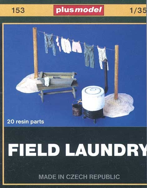 Plus Model 153 - 1:35 Resin Kit Field Laundry Room